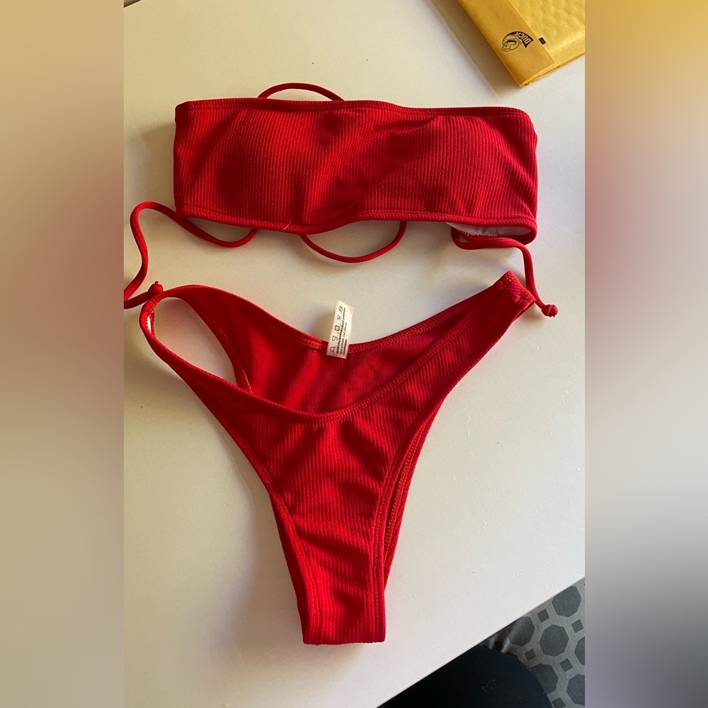Red bikini